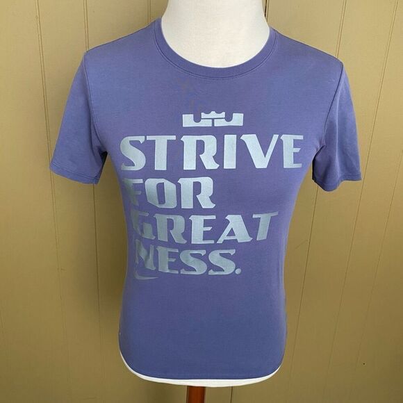 Nike LeBron men S short sleeve Crewneck graphic print t-shirt purple - Picture 1 of 7